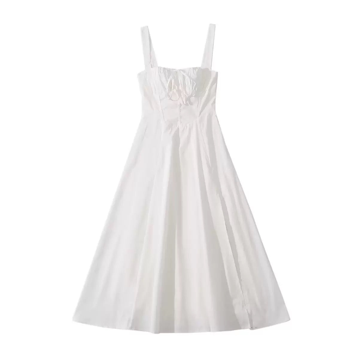 Langes Sommerkleid - Open Leg - ShinyYou