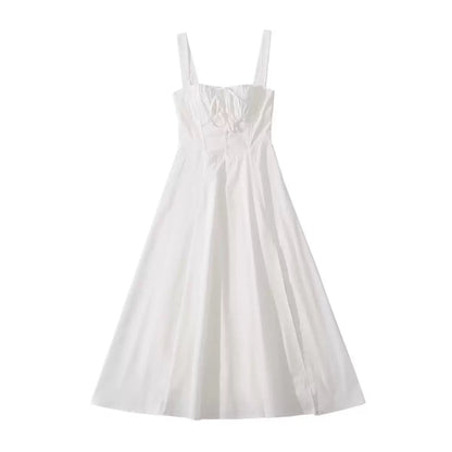 Langes Sommerkleid - Open Leg - ShinyYou
