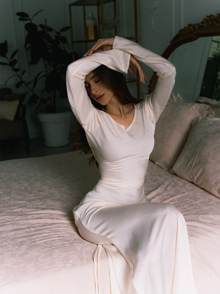 Gamine Long Sleeve Dress