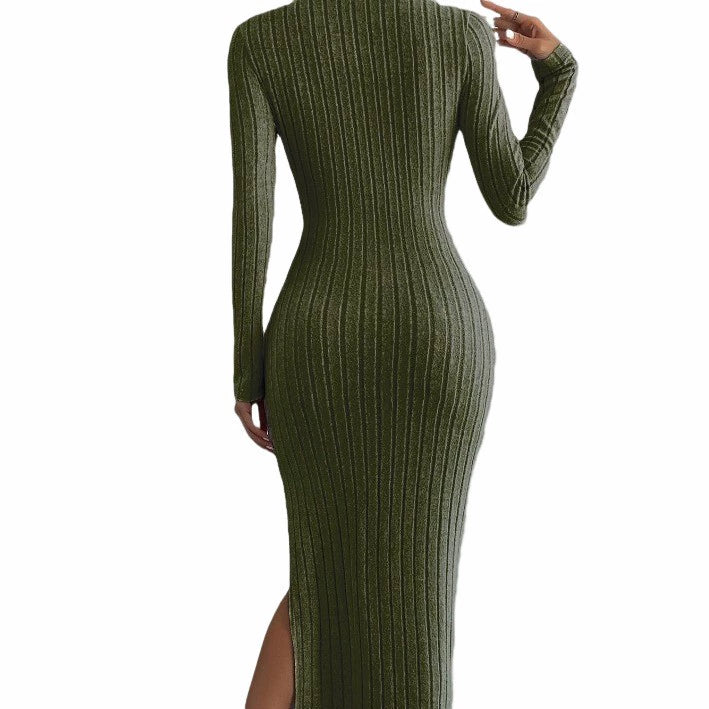 Casual langärmliges Strickkleid - ShinyYou